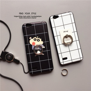 朵唯a8手机壳doov a8手机套 doova8保护套硅胶全包软壳支架挂绳潮