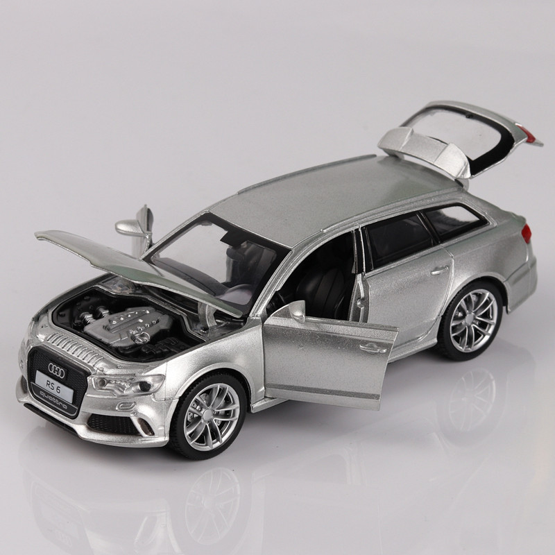淘宝热卖 汽车 RS6 小汽车模型 儿童玩具车仿真声光跑车