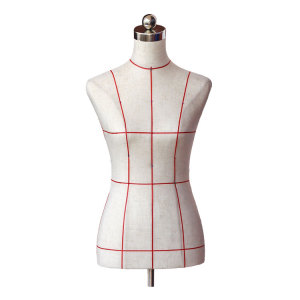 立体裁剪人台 span class=h>模特 /span>女半身麻