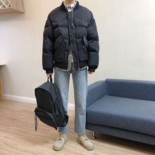 LEStkT林弯弯冬xw棉衣棒球领短式外套加厚宽松棉服面包服男女