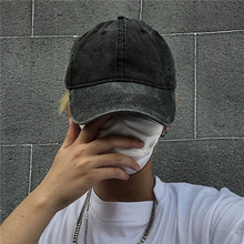 INStltudiocr0ss潮流ins暗黑高街嘻哈做旧洗水牛仔帽子鸭舌帽男女