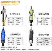 5H风tn气批气动工jj风动螺丝刀气改锥起子