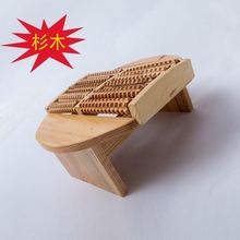 足浴桶to熏脚按摩专ai实木(小)木凳 熏蒸架带按摩器