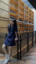 馨帮帮tp自制韩款Vld宽松直筒连衣裙黑色气质休闲淑女短裙女