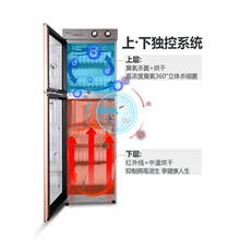 富利康tv毒柜商用餐jx食堂立式大容量碗筷柜酒店餐具(小)型家用