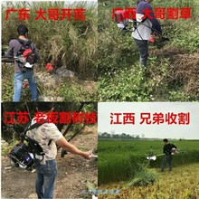 四冲程vb负式(小)型多sh用汽油开荒打草家用锄除草机神器