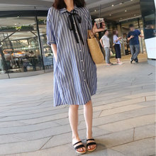 孕妇夏vg连衣裙宽松zm2021新式中长式长裙子时尚孕妇装潮妈