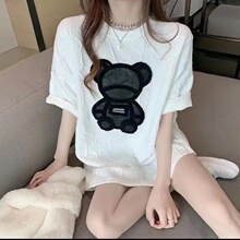 蕾蕾穿vg服饰店蕾蕾zm国泡泡绵(小)熊T桖