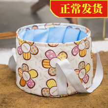 便携式vi行可折叠水yv洗漱泡脚大号车载钓鱼水桶宿舍泡脚神器