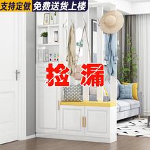 鞋柜带vp柜进门门口py功能家用一体客厅阻断屏风双面装饰镂空