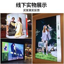 uv软vz灯箱ledvw箱定制无边框户外广告手机店背景挂墙定做