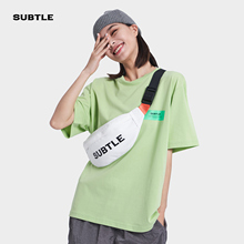 Subwale FEga斜挎包男潮牌包包休闲腰包街头斜肩包女潮流胸包(小)包