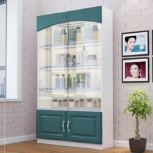 (小)型货wa商用置物架ga璃门产品推拉门立式玻璃柜子展示柜透。