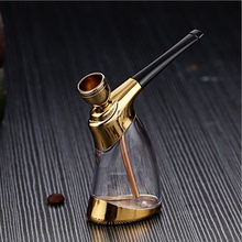 烟斗潮wa套创意水亨ga双重水烟个性烟丝玻璃循环水烟袋达便携