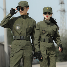 秋季特wa兵迷彩服套ga品盾郎作训服野战工作服军装耐磨