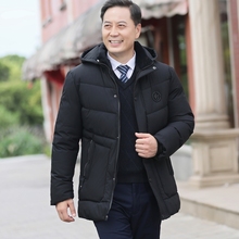 反季爸wa棉衣外套男qe士冬装棉袄加绒加厚中老年冬季羽绒棉服