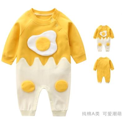 男宝宝wa服装岁女婴yj至连体幼儿93秋季春宝宝112内衣个月新生4