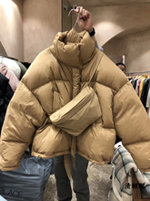 特价Mwedressuo大门代购2020冬季女立领拉链纯色羽绒服面包服