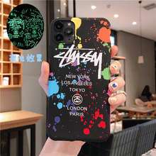 潮牌彩wg适用苹果1l8壳情侣iPhonexsmax苹果x手机壳xr软壳xs男式