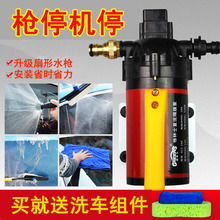 12vwi车器洗车机bl载电动便携车家两用清洗机自助洗车隔膜泵