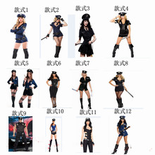 万圣节wv对制服DSyg演女警服DS演出服领舞服舞台装