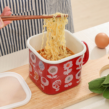 搪瓷可ww热煮面碗大kt杯带盖珐琅方杯冰箱保鲜盒储物罐
