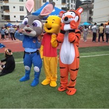 网红熊ww服布偶服装kt偶服行走抖音熊发传单的卡通的偶维尼熊