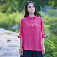 春秋棉ww太极拳服装qt麻太极服上衣女中年晨练服