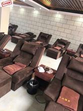 网红足wy足浴沙发电mm采耳沐足修脚店按摩床浴场美容可躺椅子