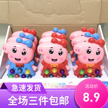 佩琪掌xc游戏机卡通pw动打地鼠幼儿1-2-3岁宝宝(小)猪益智玩具