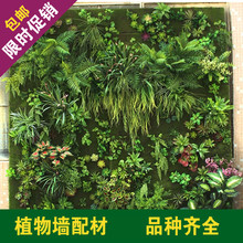 仿真植xd墙绿植墙配es墙装饰植物室内假草皮草坪墙壁挂绿化墙