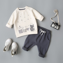乐努比xe装新式婴儿cy童套装0-1-2-3岁婴幼儿外出服秋装宝宝4