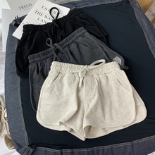 夏季新xk宽松显瘦热pz款百搭纯棉休闲居家运动瑜伽短裤阔腿裤