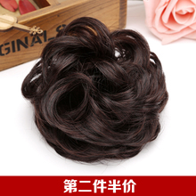 发圈盘xp花苞头饰丸wh包头花皮筋卷时尚防真造型丝逸