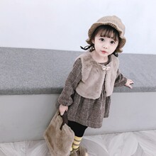 0婴儿xs装1岁女宝ys背带裙套装2女童春冬装3两件套4吊带裙5