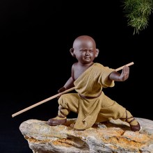 禅意(小)xu尚摆件花盆ji物摆件花宠盆景紫砂家居装饰