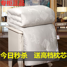 正品蚕xu被100%ui春秋被子母被全棉纯手工冬被婚庆被芯