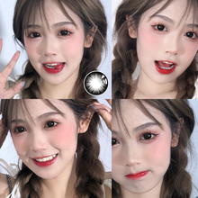 缇娜美yd年抛女大(小)qo红式正品大牌混血半年抛日抛隐形TN