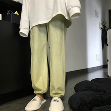 王少女yk店2020hb冬宽松直筒垂坠感阔腿运动休闲束脚子