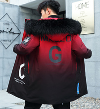 棉衣男yo长式202ia冬季外套韩款帅气冬装加厚棉袄羽绒棉服潮牌