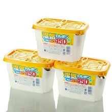 日本进ys家用室内衣fy剂防潮剂衣物防霉吸湿剂颗粒3盒