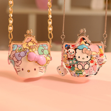(小)零钱yt女2020ua款可爱helloKitty百搭卡通女式斜挎包潮韩国