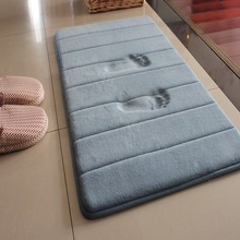 慢回弹yt滑吸水卫浴qb厚门垫进门浴室脚垫卫生间卧室客厅地毯