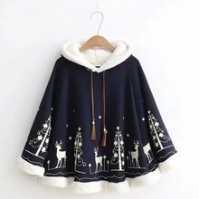 初中女zg可爱加厚 cw套高中学生 加绒蝙蝠衫上衣服少女秋冬装