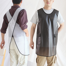 防水透zg免系带游泳wq咖啡店厨房工作服环保多功能服定制