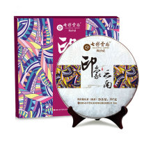 七彩云zg印象云南普wq7克 庆沣祥熟茶礼盒装 七子饼茶叶