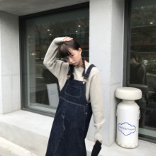馨帮帮zg春季新式宽wq2020直筒韩款(小)个子连衣裙女