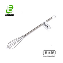 日本进ziECHO搅un你不锈钢搅拌棒鸡蛋搅拌器(小)巧搅拌棒