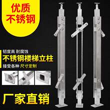 立柱楼zu栏杆柏瑞3du01不锈钢阳台扶手挂玻璃立柱玻璃楼梯扶手20