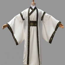 古装男zz公子帅气侠ww大袖衫重回古风武侠风学生演出服冬